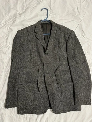 1960’ VINTAGE ALEXANDRE WOOL TWEED RAGLAN COAT SHAPE FAST TAILORING - Image 1 of 4