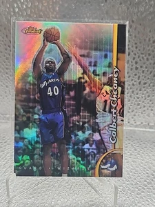 1999 Topps Finest Calbert Cheaney #52 Non-protected Refractor REFRACTOR ON BOTH - Picture 1 of 2