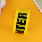 2 Rolls Of Sticker Barricade Tape Safety Warning Tape Caution Tape Yellow Tape