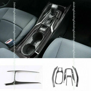 For Toyota Corolla 2019-2023 Black Central Console Gear Shift Panel Trims 6X - Picture 1 of 9