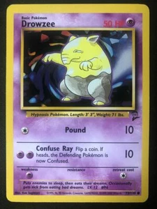 Pokemon 73/130 Drowzee Base Set 2 NM - Picture 1 of 2