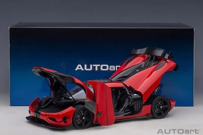 Autoart 1/18  Agera RS  Chilli Red / Carbon MODEL CAR ABS - Image 1 of 4