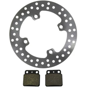 Rear Disc Brake Rotor & Semi-Metallic Brake Pads for LT-Z400, DVX400 & KFX400 - Picture 1 of 1
