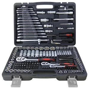 Professional 216 PCS Ratchet Spanner Socket Set 1/2" 1/4" 3/8" Toolbox and Case' - Picture 1 of 20