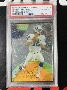 Peyton Manning Rookie 1998 Skybox E-X2001 Stardate PSA 10
