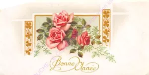 Mignonette alte Postkarte Frohes Neues Jahr n6 - Bild 1 von 2