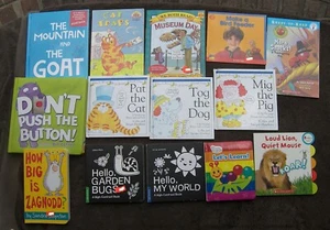 14 Baby Toddler Pre-K Board Books High Contrast Funny Pre-Reader - Picture 1 of 1