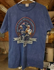 New England Patriots Super Bowl Champions XXXVIII T-Shirt Größe Large - Bild 1 von 3