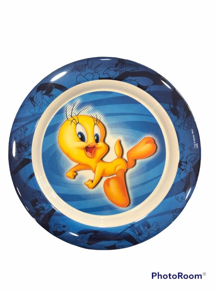 Piatto grande in melamina per la scuola Titty 23 cm blu - Immagine 1 di 1