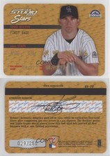 2002 Donruss Studio Stars Gold /250 Todd Helton #SS-20 Auto