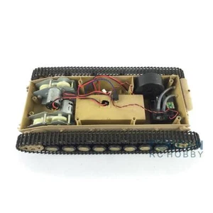 HL Chassis W/ Plastic Track Wheel of 1/16 German Panzer IV F 3858 RC Tank  - Picture 1 of 4