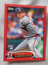 2012 Topps Update Target Red #US321 David Carpenter California Angels Rc nm-mt+