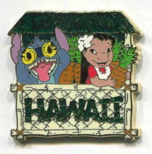 Prendedores Disney Lilo & Stitch at Pineapple Tiki Stand Disney Store Hawaii Pin - Imagen 1 de 4