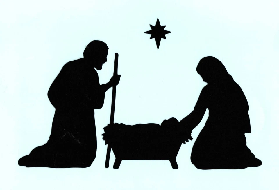 Presépio, Cortes de Natal, Presépio, 2 ou 4" de altura - Qualquer Cor - Imagem 1 de 1