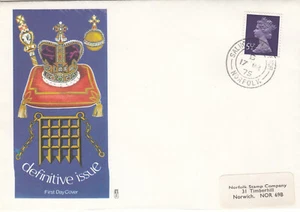 5,5 p Definitive GB Philart FDC Salhouse Norwich CDS 1974 LIQUIDAZIONE (144352) - Foto 1 di 1