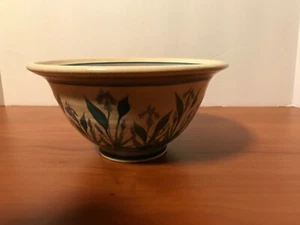 Vintage Lawrence Knauff Keramik Iris Schüssel. Signiert! 1985  - Bild 1 von 5