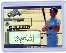 2002 Playoff Absolute Memorabilia Absolute Ink Autograph #AI-20 George Brett