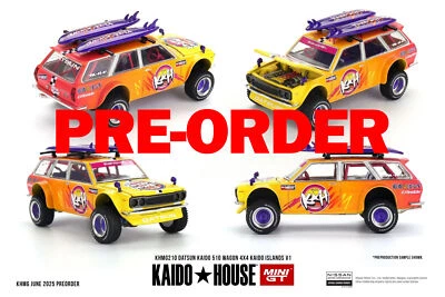 Kaido House X Mini GT Datsun KAIDO 510 Wagon 4x4 Kaido ISLANDS V1 - Image 1 of 2