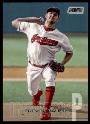 2018 Topps Stadium Club  #124 Trevor Bauer b Cleveland Indians - Image 1 of 2