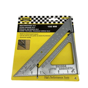 Anschlagwinkeldreieck metrisch Zimmermannswinkel Holzwinkel Geo-Dreieck Winkel - Bild 1 von 3