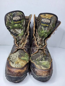 Guide Gear Thinsulated Ultra-Waterproof Camo Lace Up Boots Sz 10 VTG? - Picture 1 of 15
