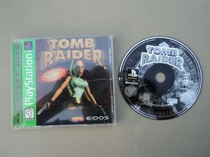 Tomb Raider - Featuring Lara Croft (Sony PlayStation 1, 1996) - Tested - Picture 1 of 2
