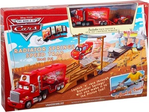 Disney Cars Toys Mini Adventures Radiator Springs Speed Trap Track Spielset Neu - Bild 1 von 1
