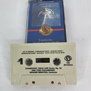 Leonard Bernstein Tchaikovsky Swan Lake Ballet Suite Cassette Tape Rare Tested - Picture 1 of 8