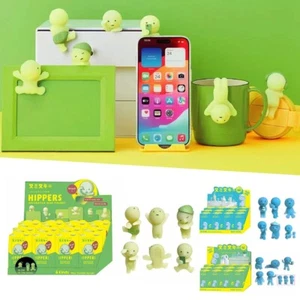 12Pcs Smiski Hippers Glow in the Dark Series Decorative Mini Figure Blind Box AU - Picture 1 of 15