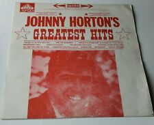 Vintage Johnny Horton's Greatest Hits Record 33 RPM LP Vinyl Columbia CS 8396