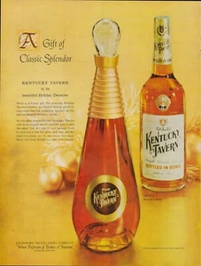 Antigua taberna de Kentucky 1955 whisky vintage anuncio impreso alcohol vacaciones jarra regalo - Imagen 1 de 8