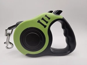 Correa para perro pequeño, retráctil, 3 m/9,84 pies, verde/negro (Pets05) - Imagen 1 de 5