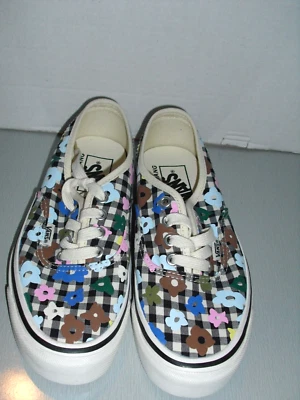 NUEVO Zapatos Vans para hombre 5 para mujer 6,5 a cuadros con flores Foto 1 de 4