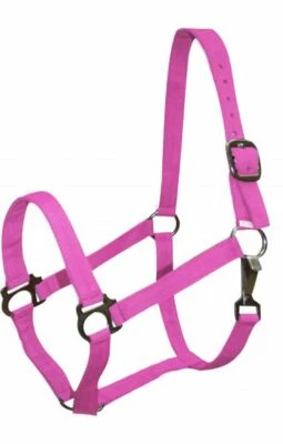 Nuevo Halter Ajustable Doble Capa 2 Capas Nylon con Cierre de Garganta PONY Talla 628XP Foto 1 de 4