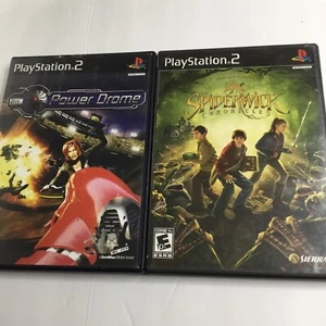 Playstation 2 Power Drome & Spiderwick Chronicles w/Manuals Bundle - Picture 1 of 11