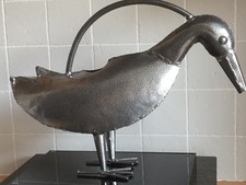 STUNNING METAL DUCK WATERING CAN