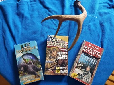 DEER🦌 and TURKEY 🦃HUNT LOT VCR/VHS (PRE-OWNED)   - Image 1 of 4