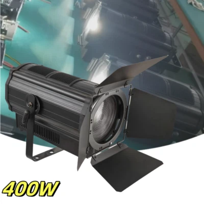 LED Fresnel spotlight 400W Warm White Electric Zoom Film Studio Stage Lighting - Image 1 of 4