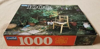 Guild Hasbro 1000 piece Jigsaw Puzzle My Corner Garden 20 x 27 NEW Sealed 2000 - Image 1 of 4