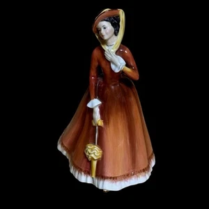 Royal Doulton "Julia" Figur braun Kleid Frau HN2705 handbemalt 1974 UK - Bild 1 von 12