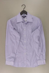 ✨ McNeal camicetta per uomo taglia Hemdgröße 42, L, 52 rigato blu di cotone ✨ - Imagen 1 de 6