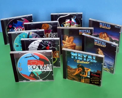 10 CD ☆ METAL BALLADS Vol. 1 2 3 4 ☆ ROCK ART limit Ed. Vol. 1 2 3 4 5 + POP ART - Bild 1 von 3