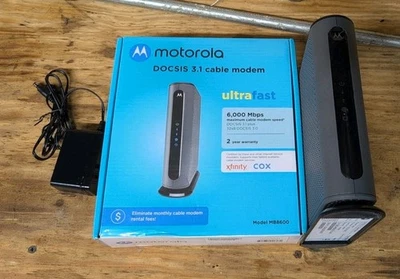 Motorola MB8600 DOCSIS 3.1 Cable Modem - Image 1 of 3