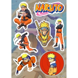 Naruto Uzumaki Sticker Pack | Ninja Kurama Chakra Ramen Anime Series TV Show - Picture 1 of 1
