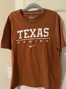 Nike Tee Shirt Texas Longhorns Rowing Short Sleeve Orange - Picture 1 of 3