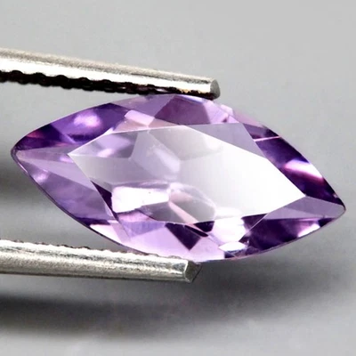 1.68Ct. Natural Gemstone Amethyst Purple Marquise Facet Brazil Ravishing Color! - Image 1 of 4