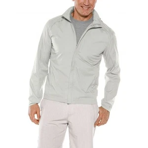 Coolibar NEW Verdon Packable UV Summer Jacket Men's XL Gray UPF 50+ Lightweight - Picture 1 of 11