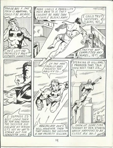 ORIGINAL ARTWORK_CAPTAIN TESTAMANT Issue #01 Pages 14 & 15 - Picture 1 of 2