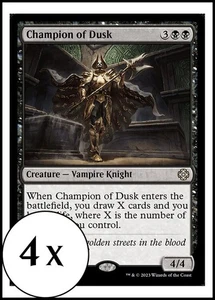 MTG - 4 x Champion of Dusk - Playset 4x x4 - Lost Caverns of Ixalan - Bild 1 von 2
