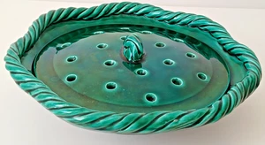 VALLAURIS Superbe et imposante coupe à pot-pourri dans le style Massier - Picture 1 of 10